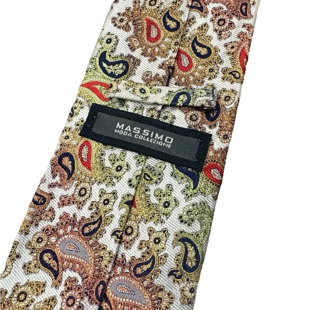Silk Paisley Tie Business Formal Office Wedding‎ Classic Boho